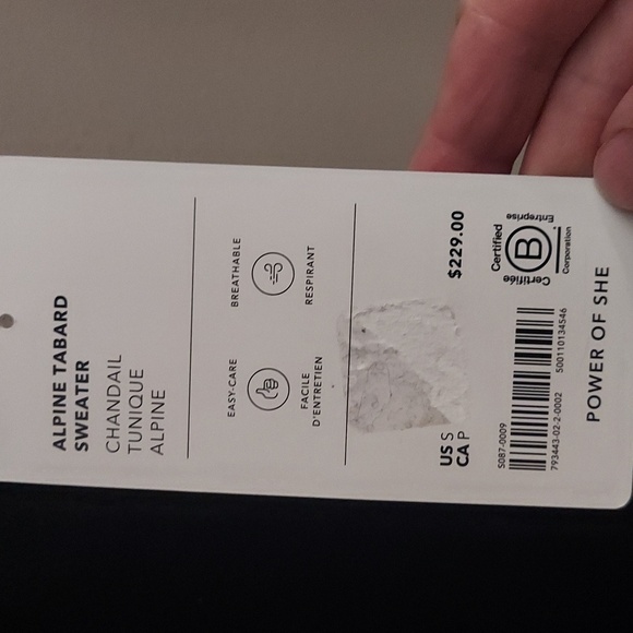 ATHLETA Alpine Tabard Cashmere Blend Sleeveless Sweater - Picture 11 of 15